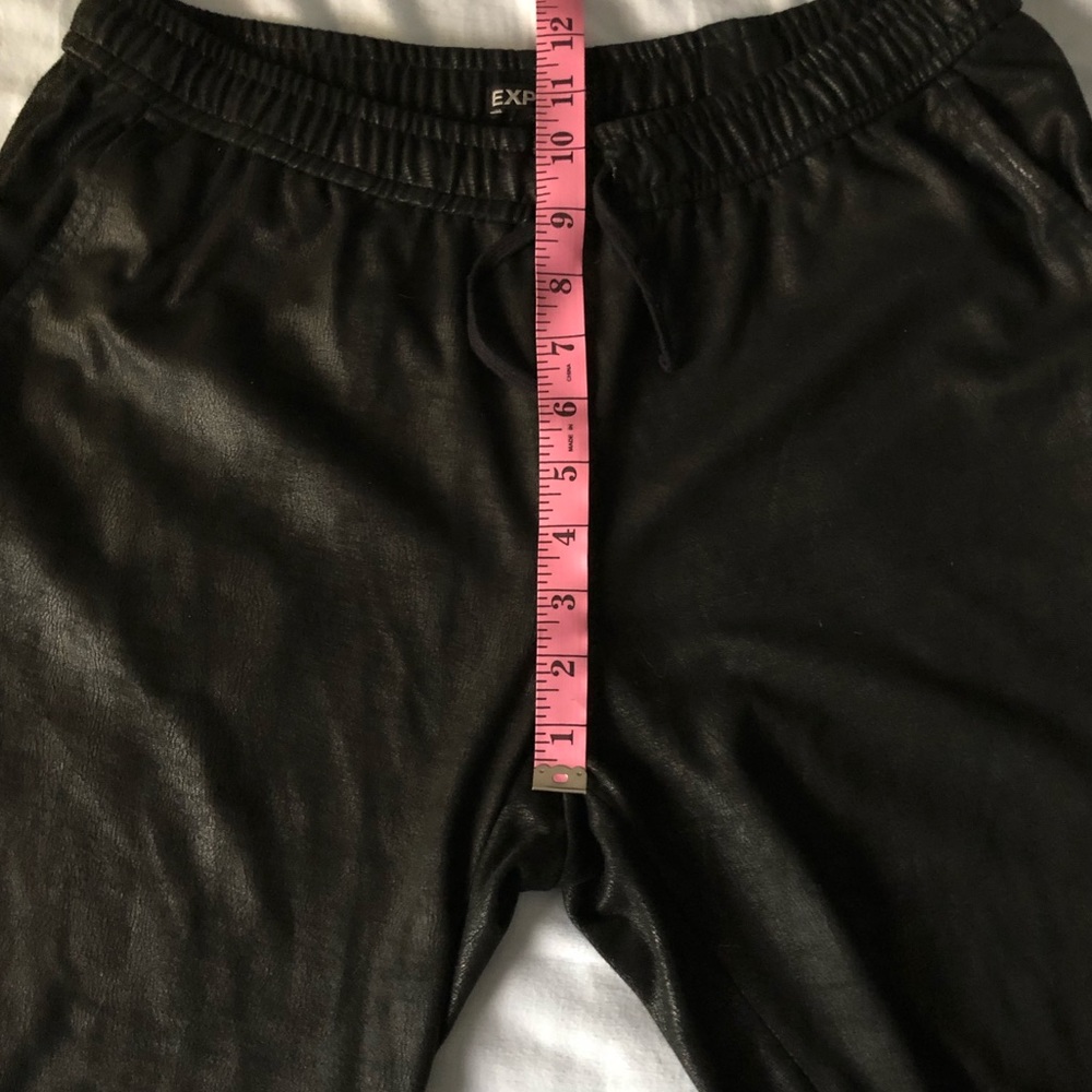 Express Faux Suede Jogger Sweatpants Elastic Waist - Picture 7 of 10